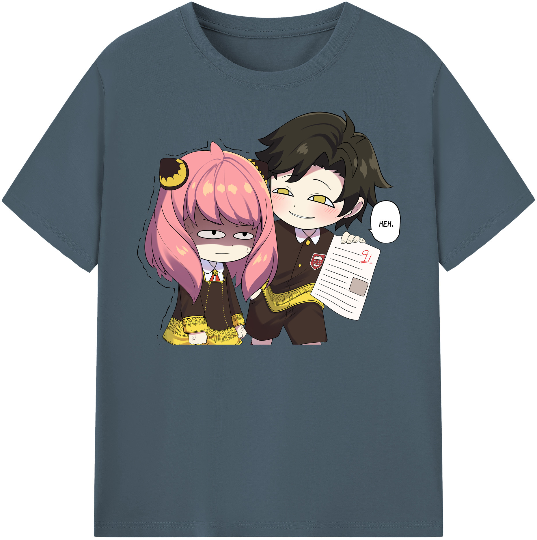 （画像用） SPY×FAMILY间谍家家酒 綿100％半袖Tシャツ（フロントプリント）